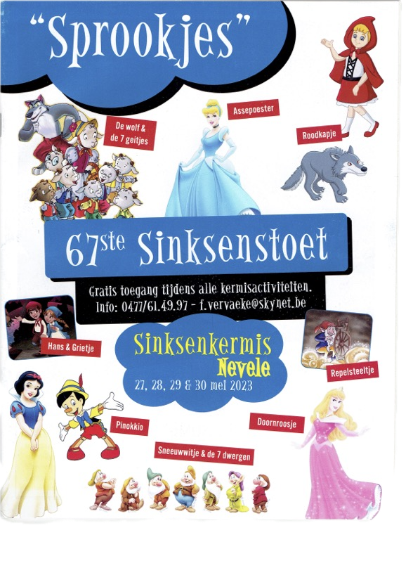 Brochure 67ste Sinksenstoet Niet Versaegen Nevele 2023